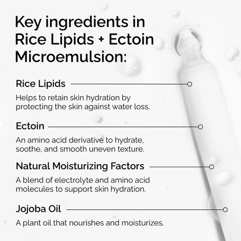 Rice Lipids + Ectoin Microemulsion
